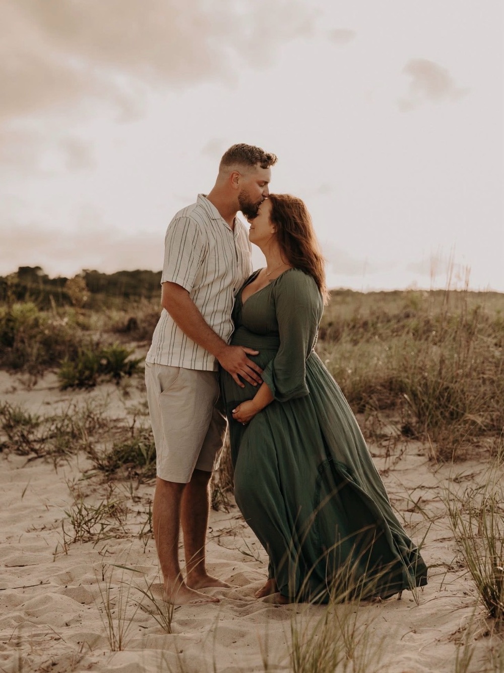Free People Olive Green Maxi Dress